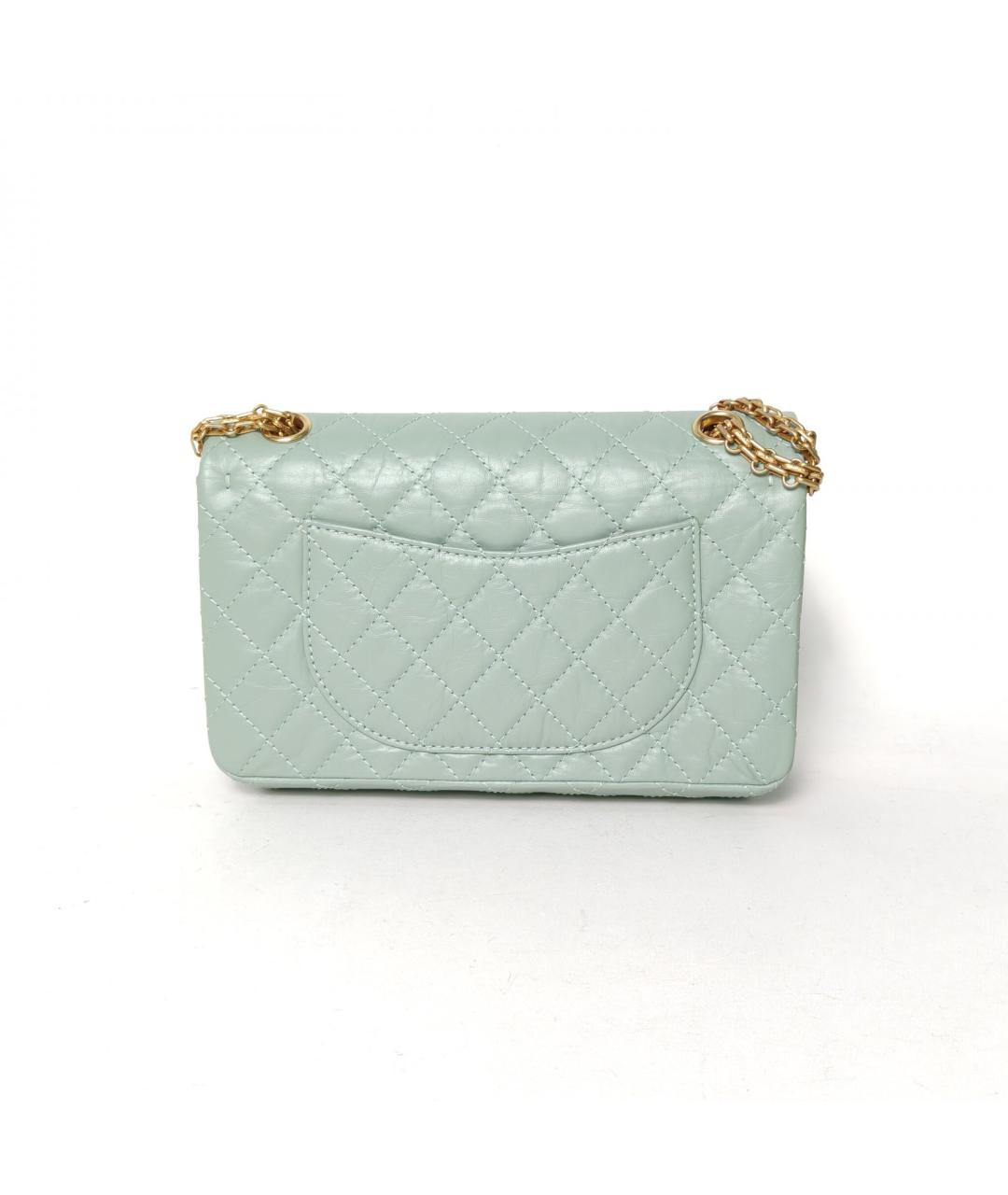 CHANEL Зеленая кожаная сумка через плечо, фото 4