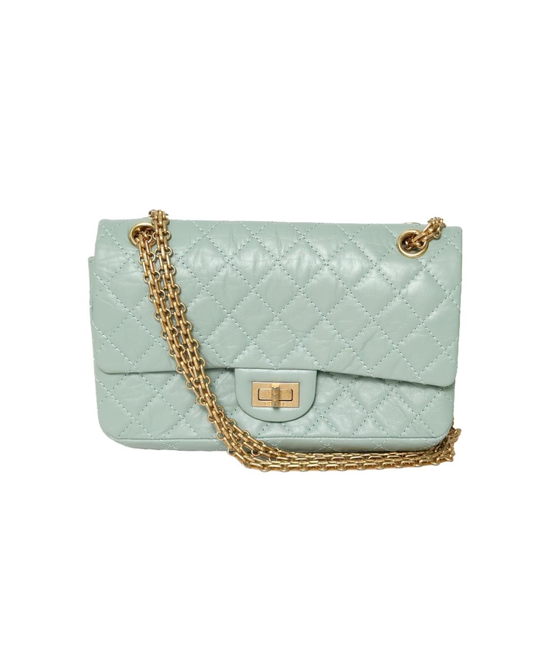 CHANEL Зеленая кожаная сумка через плечо, фото 10