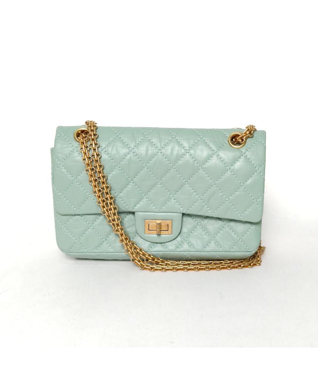 CHANEL Зеленая кожаная сумка через плечо, фото 9