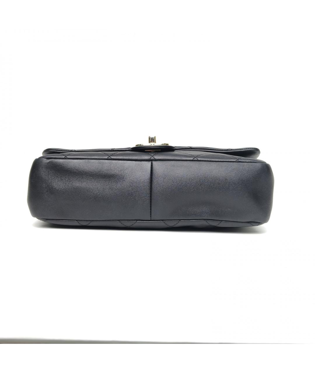 CHANEL Черная кожаная сумка через плечо, фото 6
