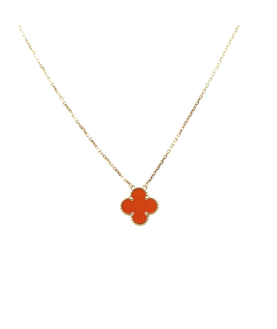 VAN CLEEF & ARPELS Красное колье из желтого золота, фото 3