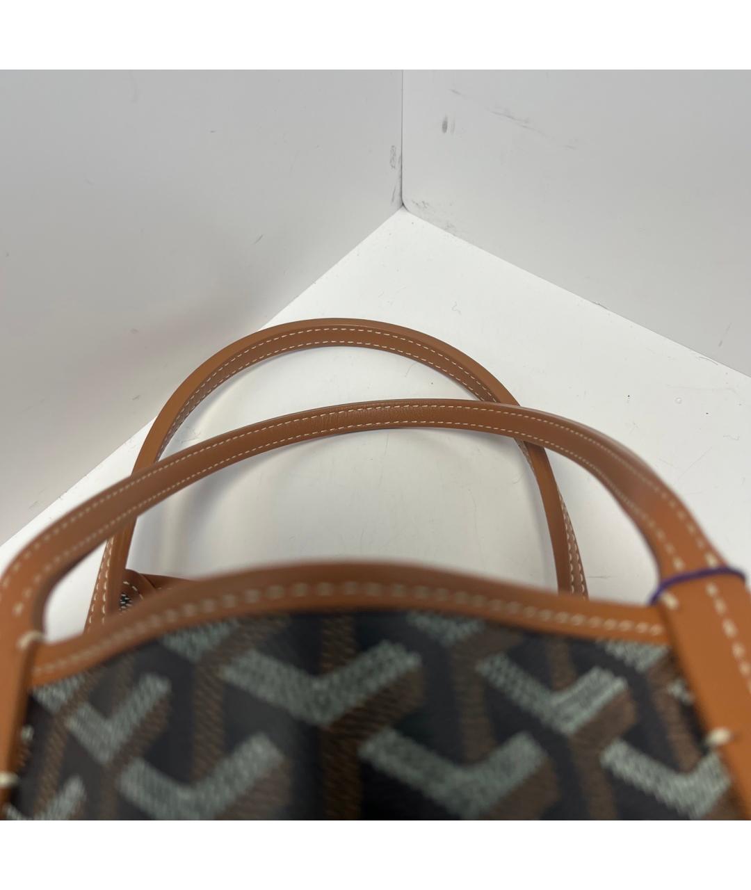 GOYARD Коричневая сумка через плечо, фото 9
