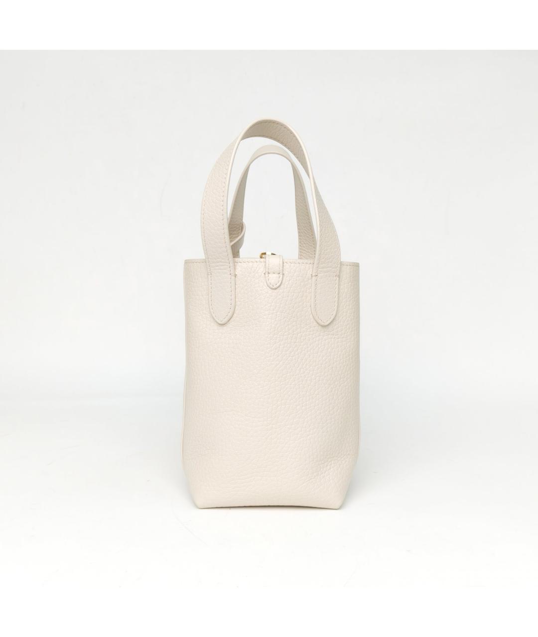 CHRISTIAN DIOR Бежевая кожаная сумка через плечо, фото 3