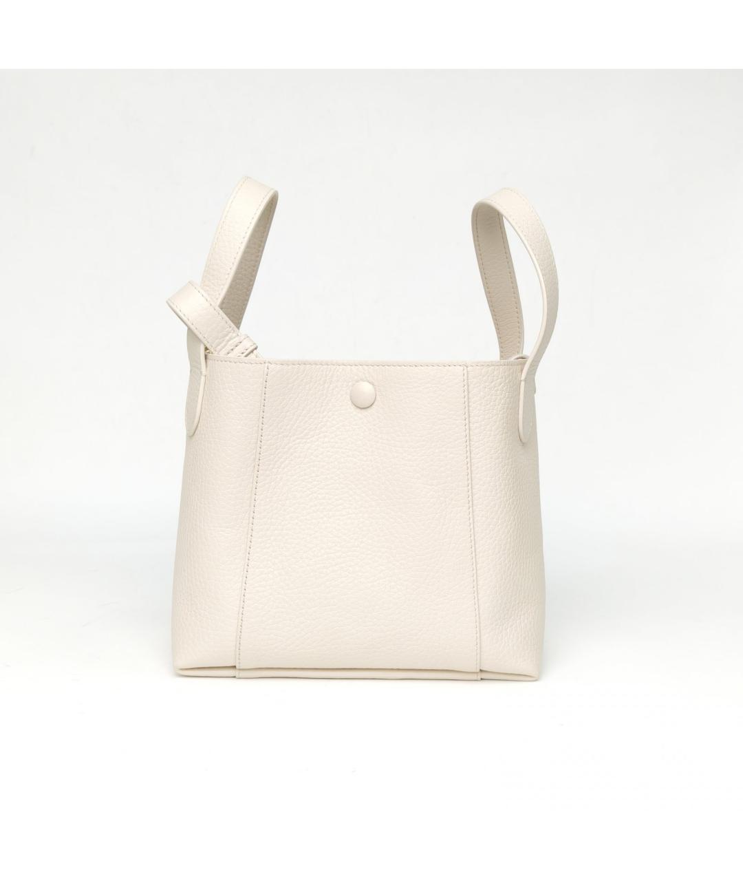 CHRISTIAN DIOR Бежевая кожаная сумка через плечо, фото 4