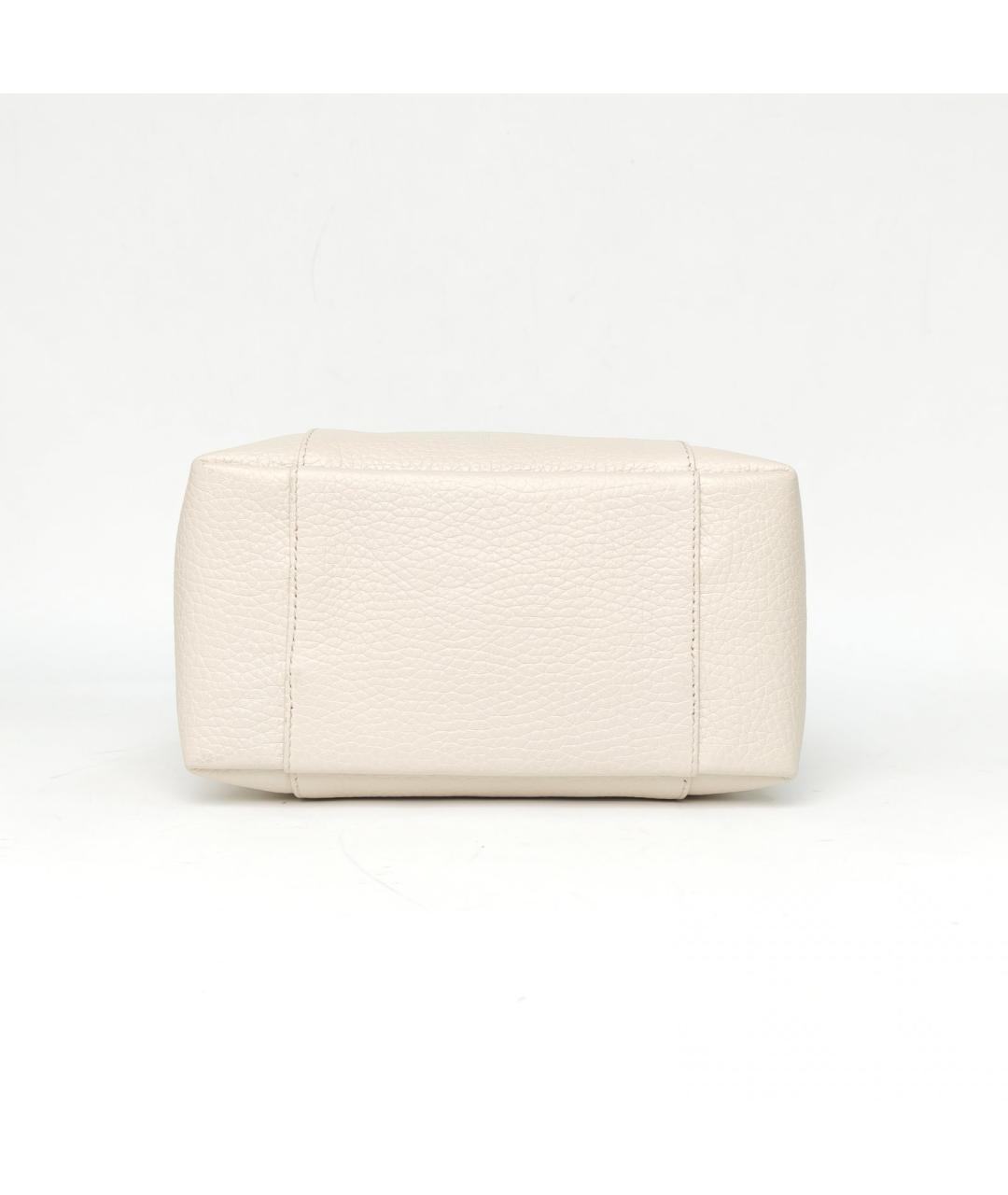 CHRISTIAN DIOR Бежевая кожаная сумка через плечо, фото 6