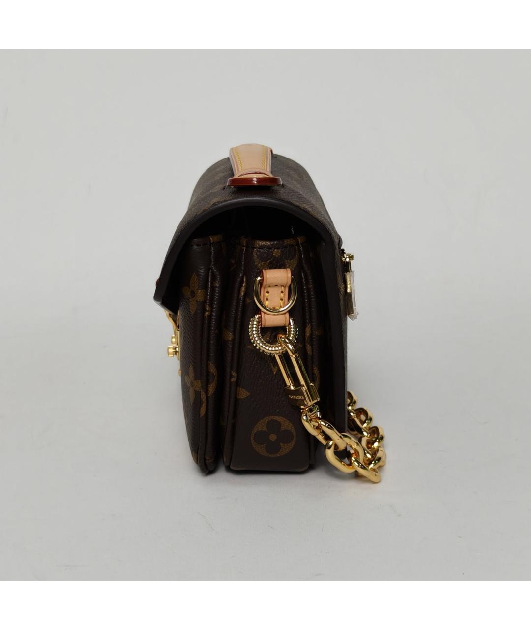 LOUIS VUITTON Коричневая сумка через плечо, фото 5