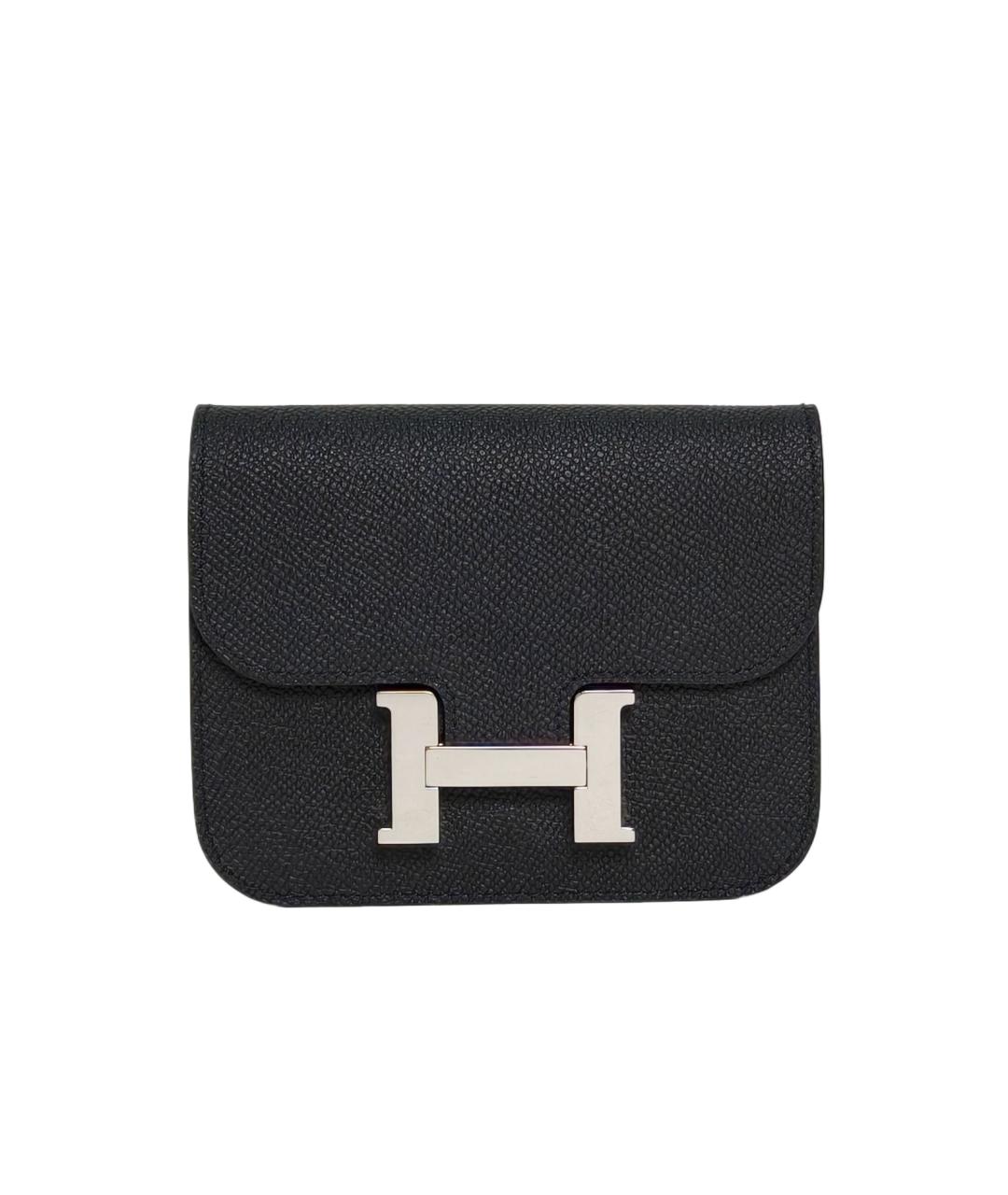 HERMES Черная кожаная сумка через плечо, фото 9