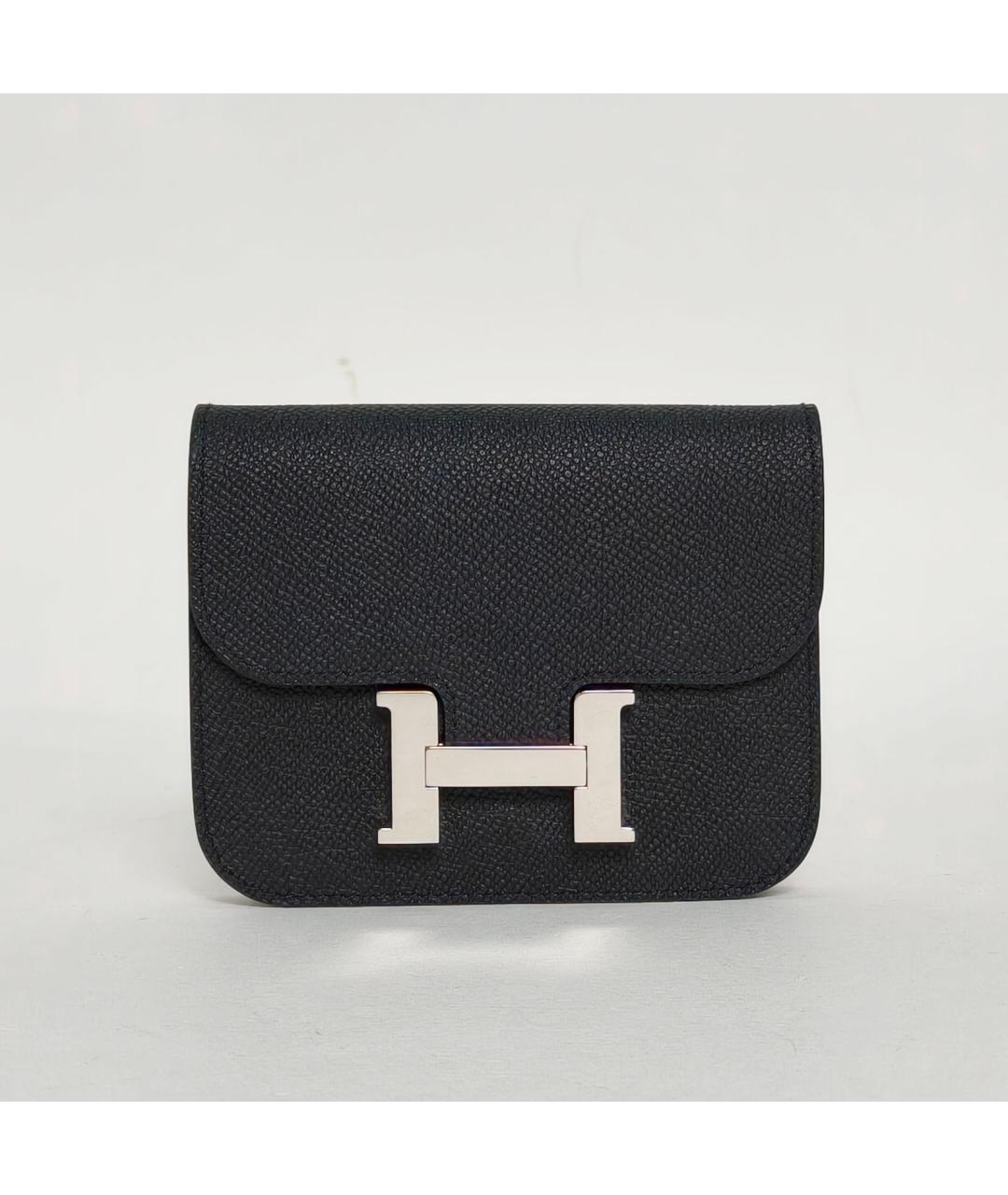 HERMES Черная кожаная сумка через плечо, фото 2