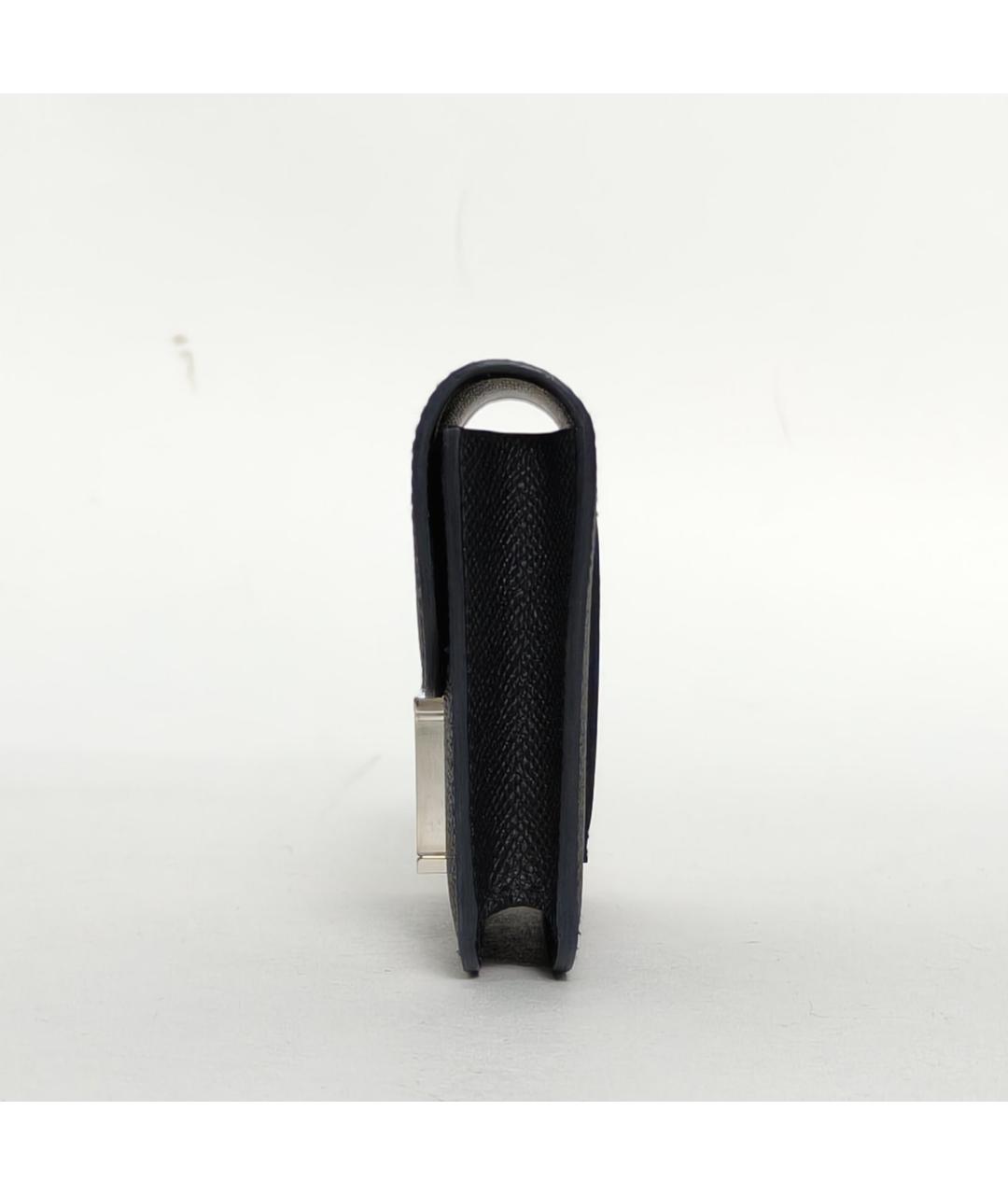 HERMES Черная кожаная сумка через плечо, фото 5