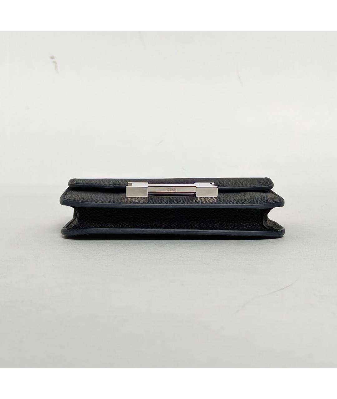 HERMES Черная кожаная сумка через плечо, фото 6