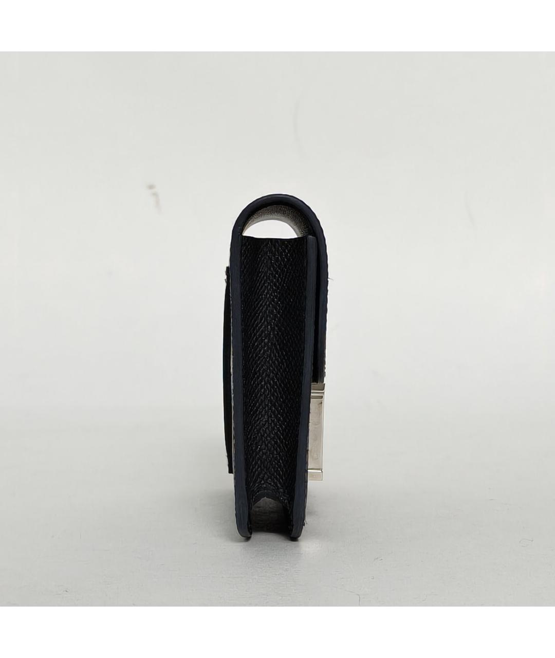 HERMES Черная кожаная сумка через плечо, фото 3