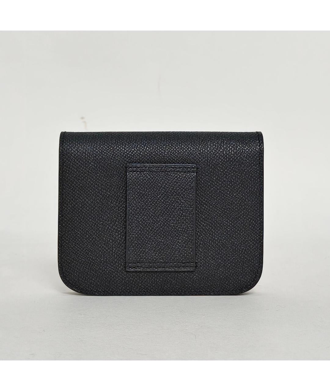 HERMES Черная кожаная сумка через плечо, фото 4