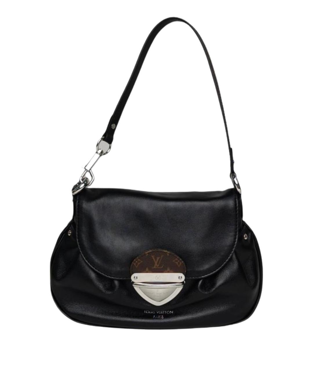 LOUIS VUITTON Черная кожаная сумка через плечо, фото 1