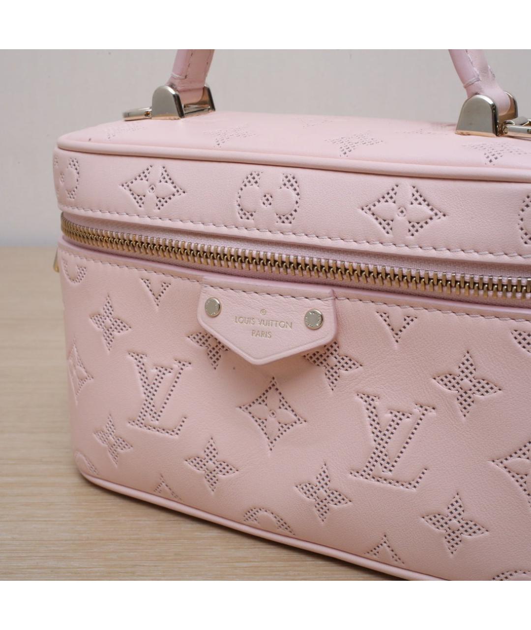 LOUIS VUITTON Розовая кожаная сумка через плечо, фото 8