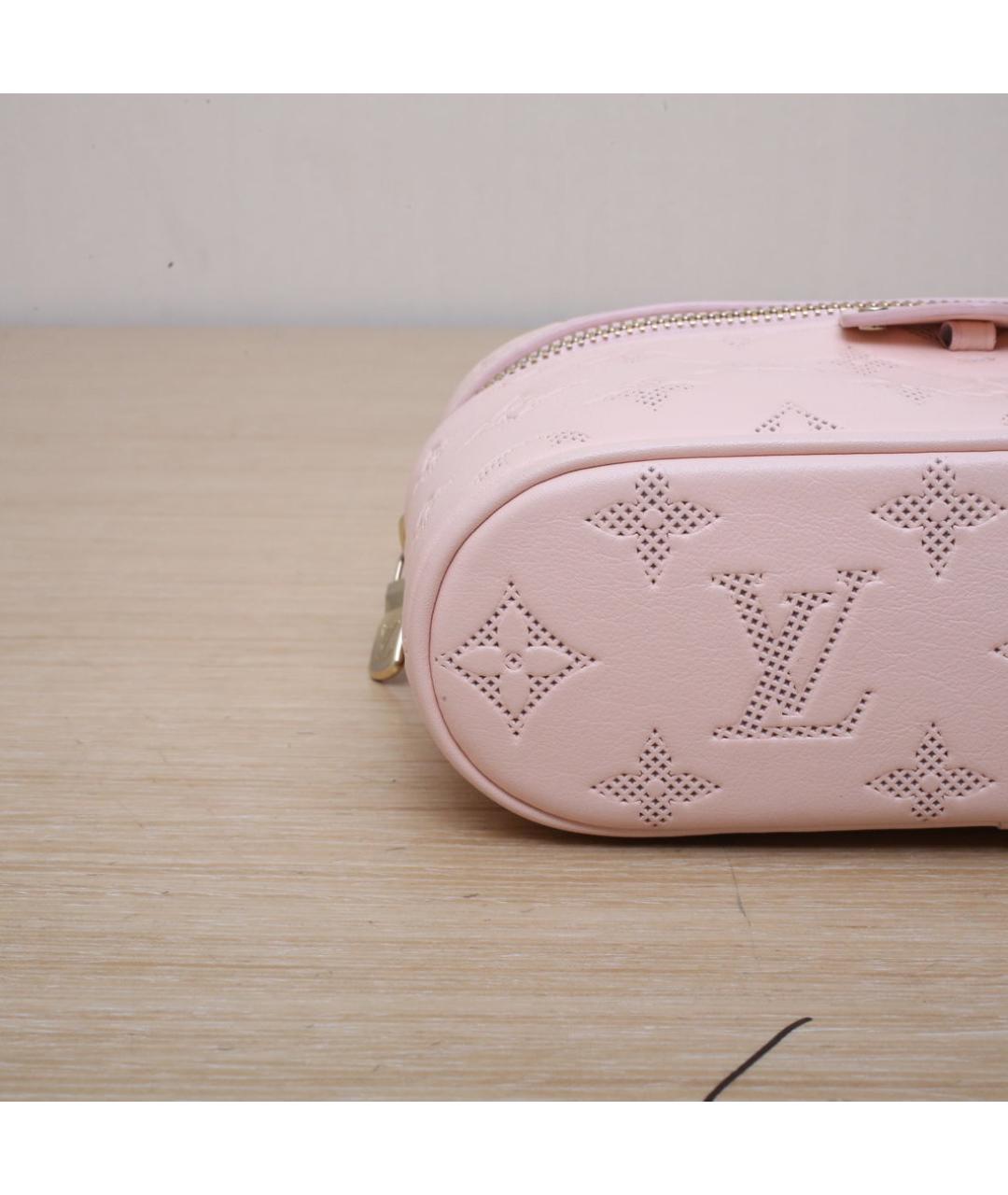 LOUIS VUITTON Розовая кожаная сумка через плечо, фото 9