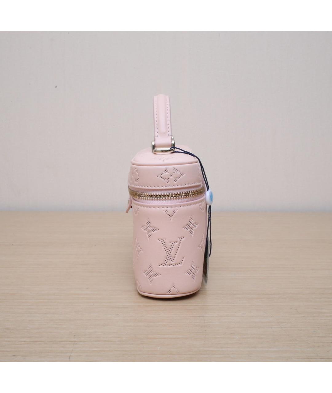 LOUIS VUITTON Розовая кожаная сумка через плечо, фото 5