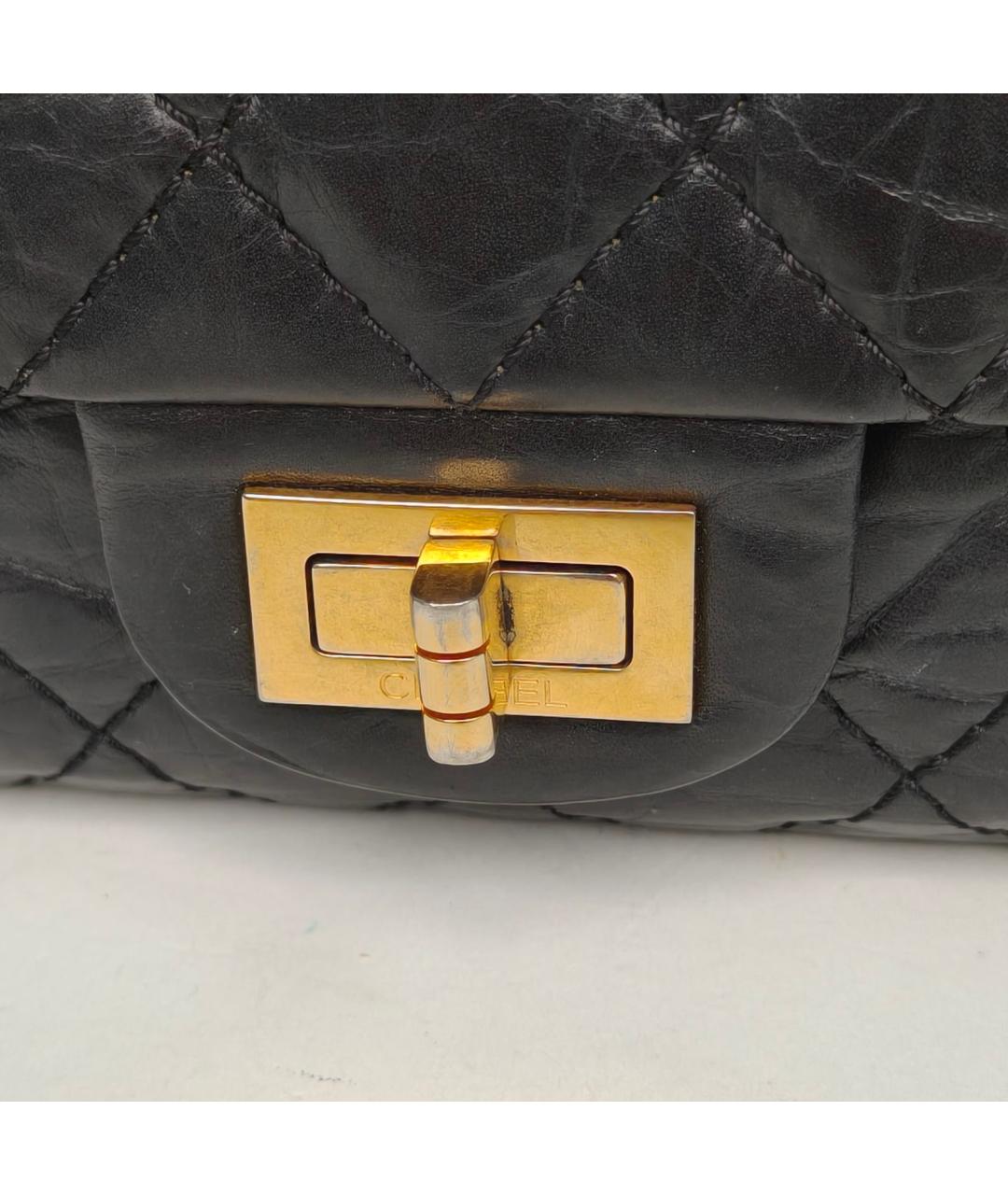 CHANEL Черная кожаная сумка через плечо, фото 5