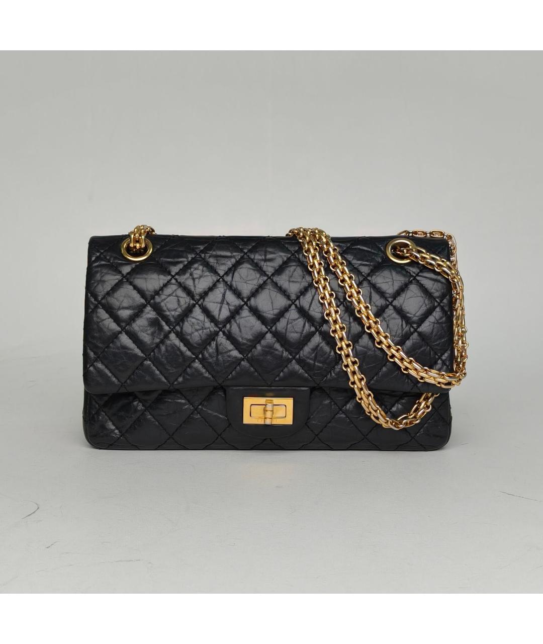 CHANEL Черная кожаная сумка через плечо, фото 8