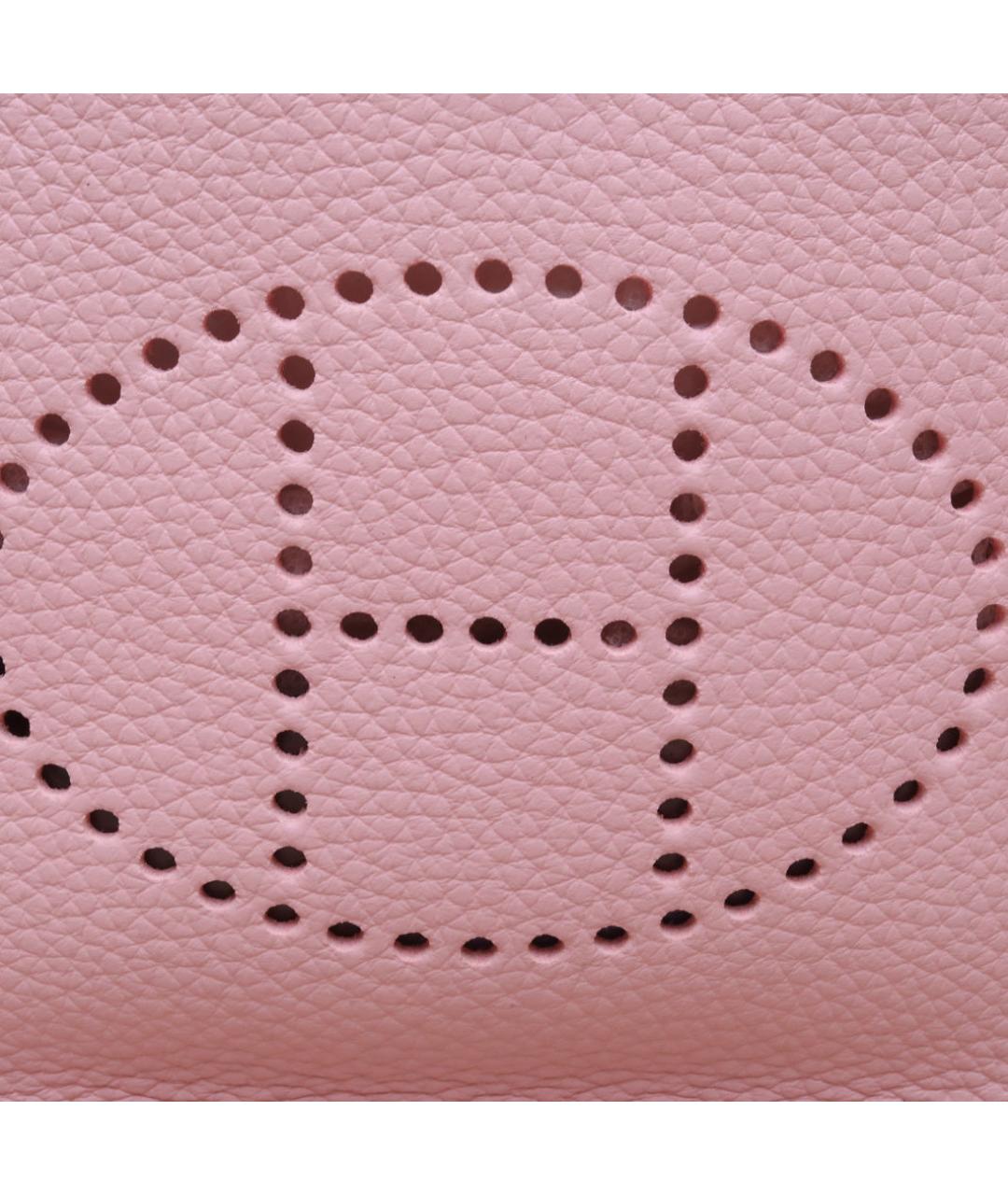 HERMES Розовая кожаная сумка через плечо, фото 8