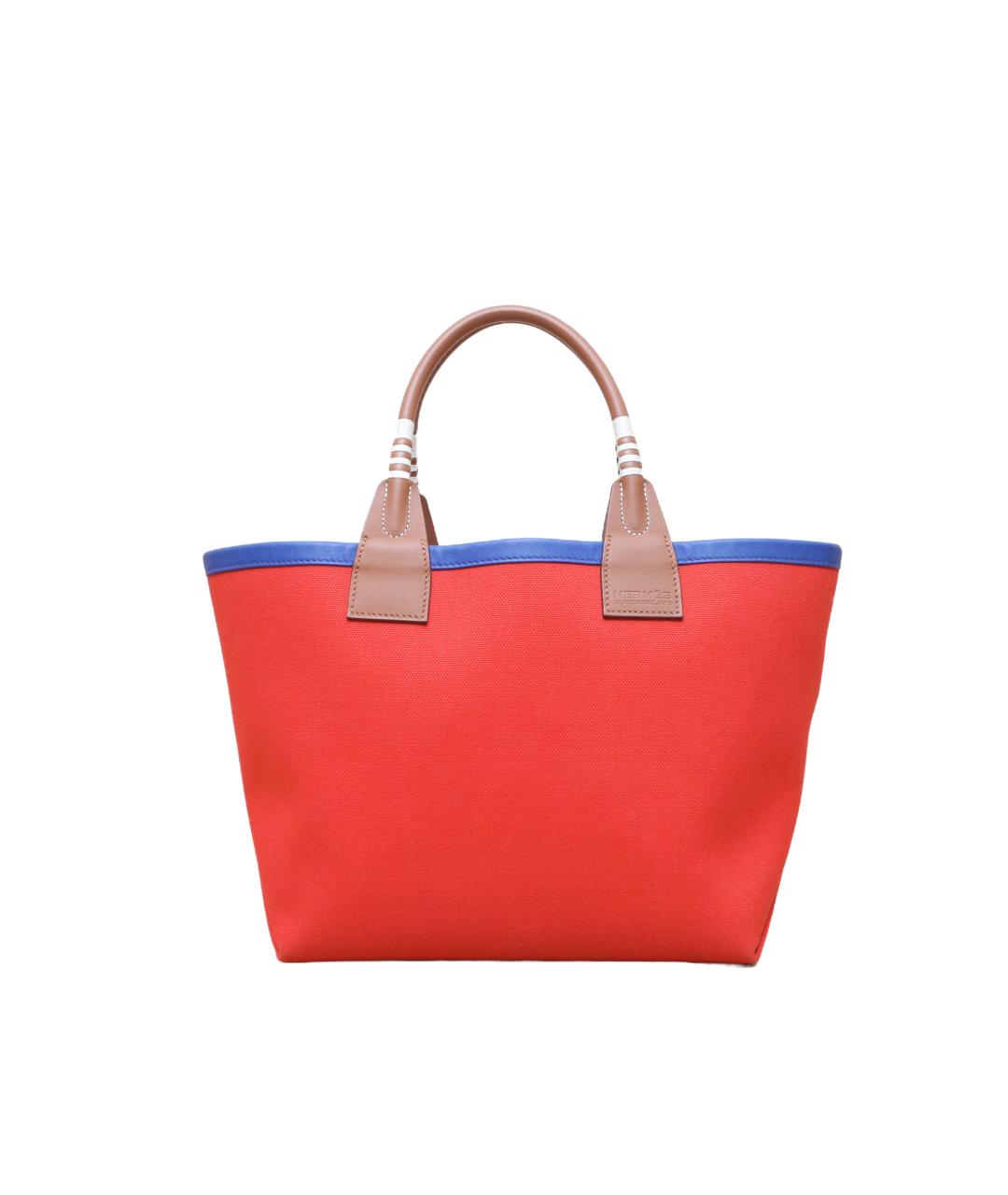 HERMES Красная сумка с короткими ручками, фото 9