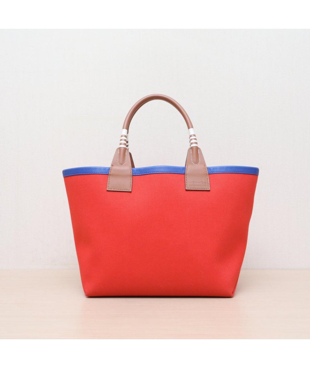 HERMES Красная сумка с короткими ручками, фото 2