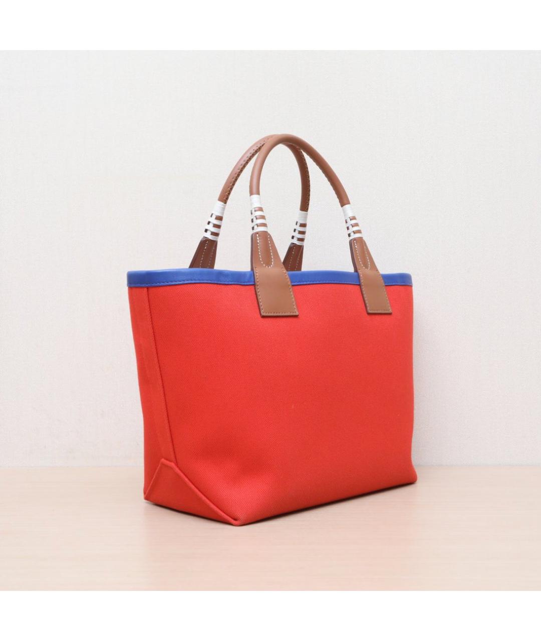 HERMES Красная сумка с короткими ручками, фото 5