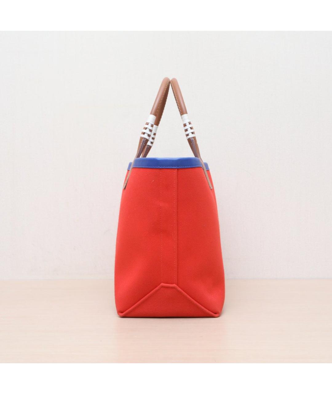 HERMES Красная сумка с короткими ручками, фото 4