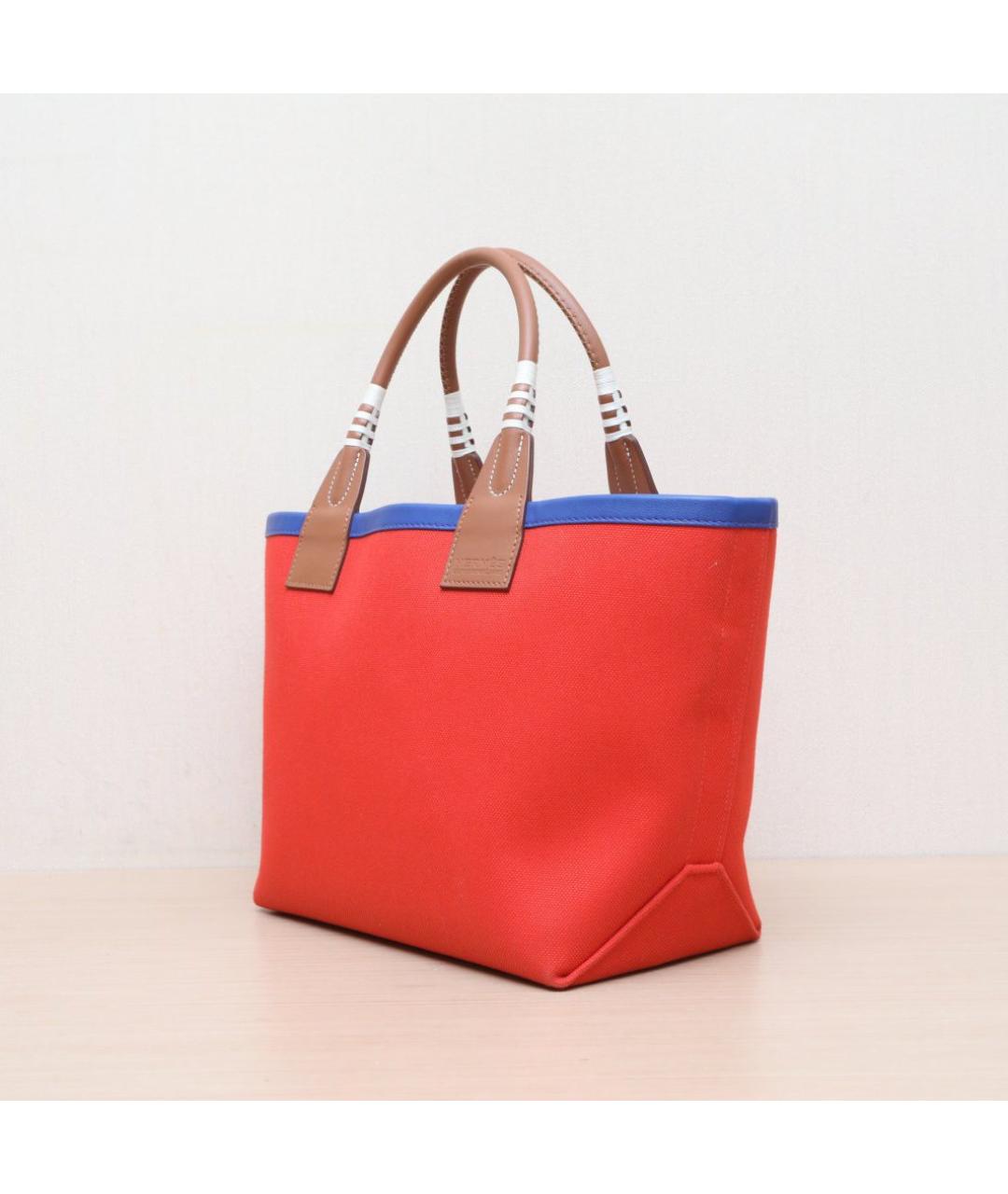 HERMES Красная сумка с короткими ручками, фото 3