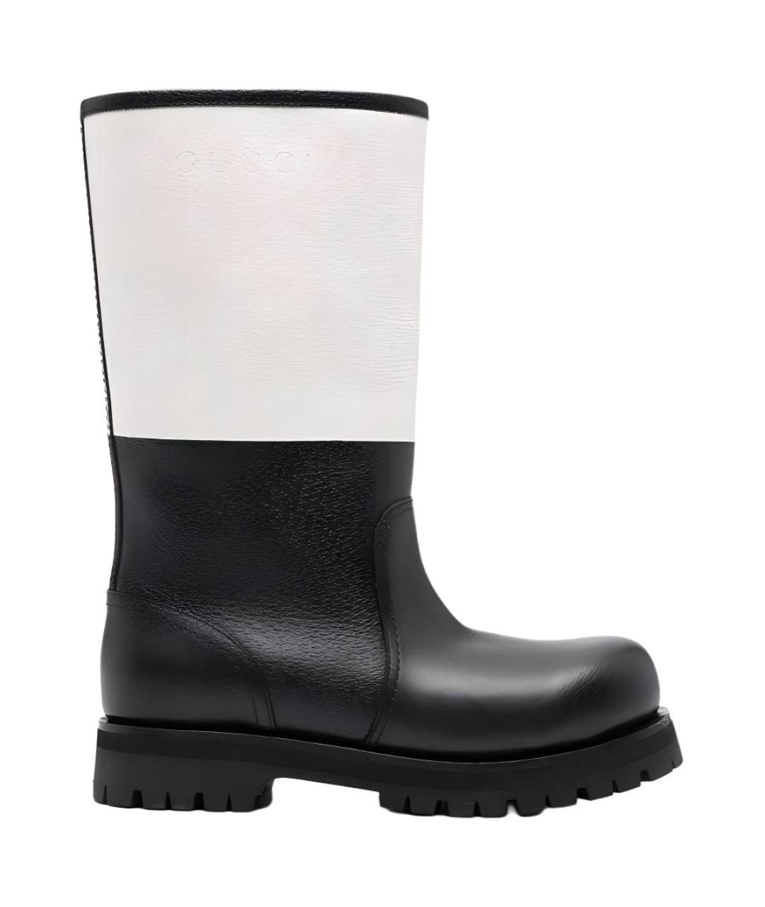 GUCCI Мульти кожаные высокие ботинки, фото 1