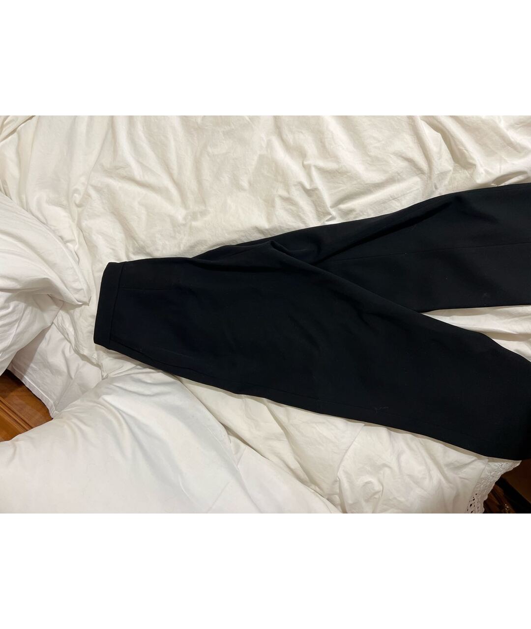 BALMAIN Черные шерстяные брюки широкие, фото 2