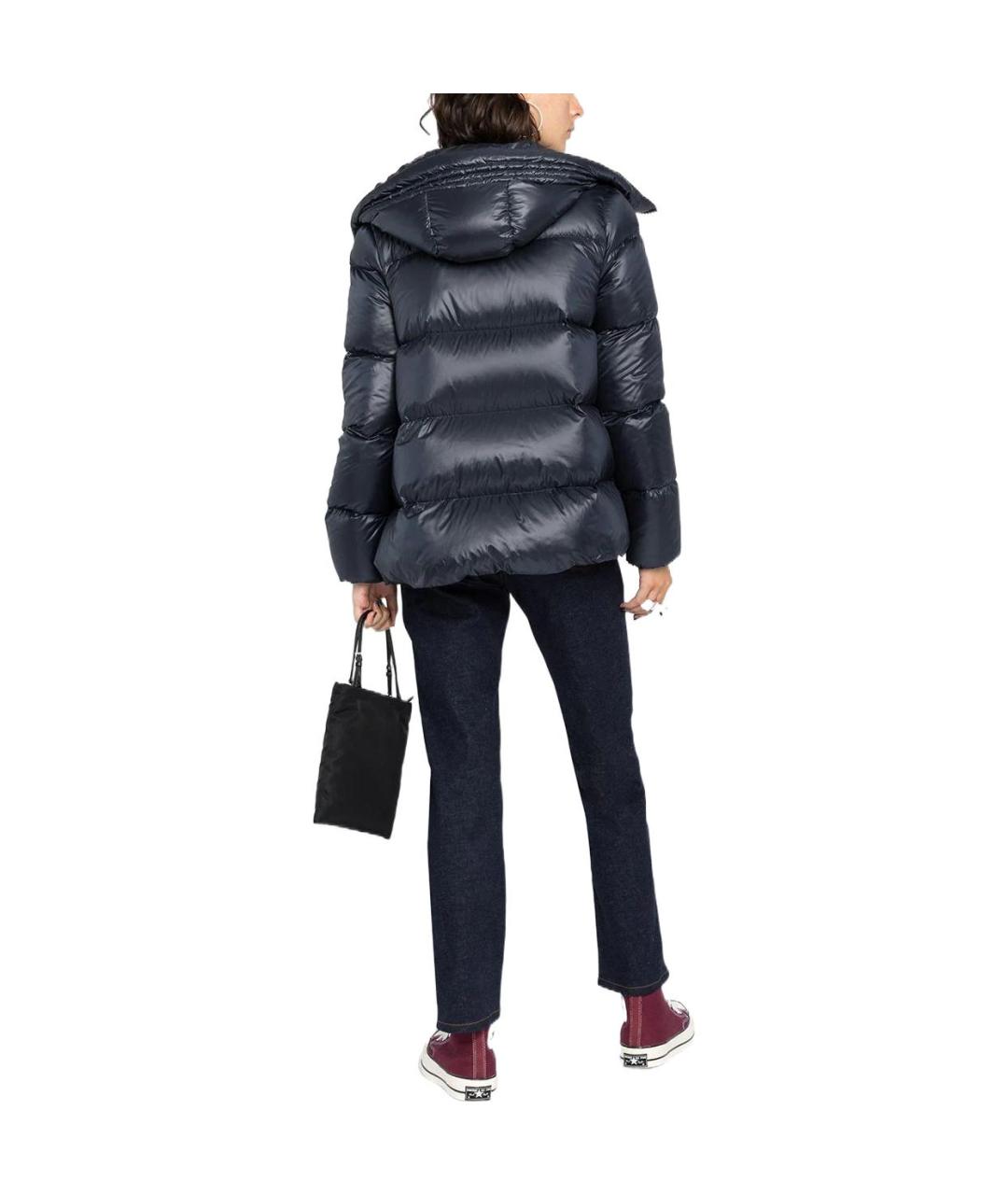 MONCLER Синий пуховик, фото 3