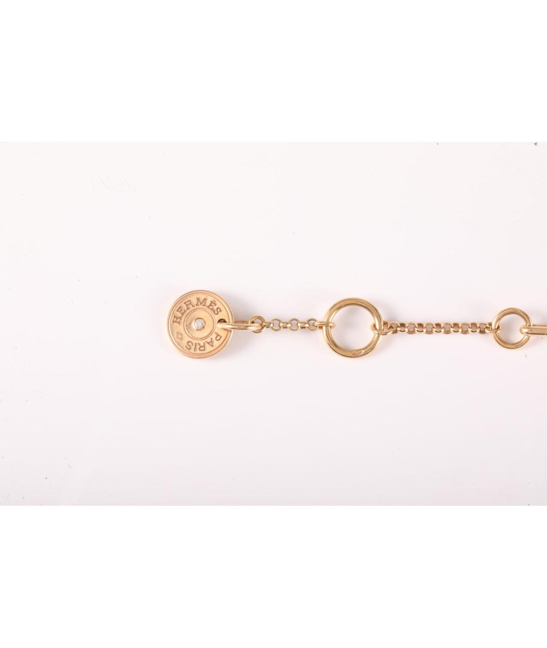 HERMES Золотой браслет из розового золота, фото 6