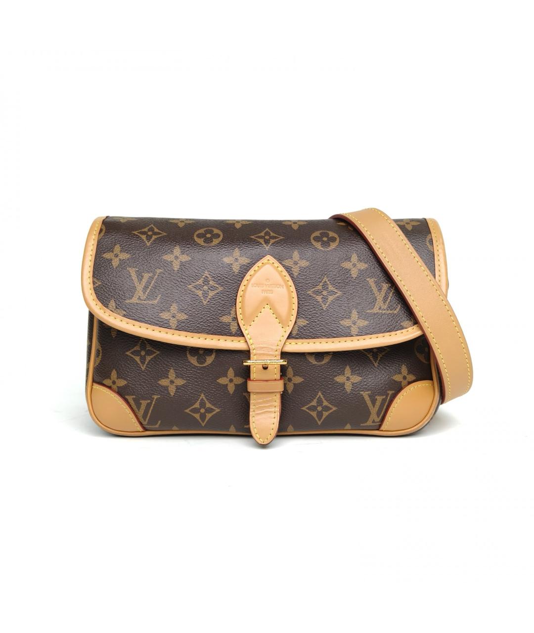 LOUIS VUITTON Коричневая сумка через плечо, фото 2