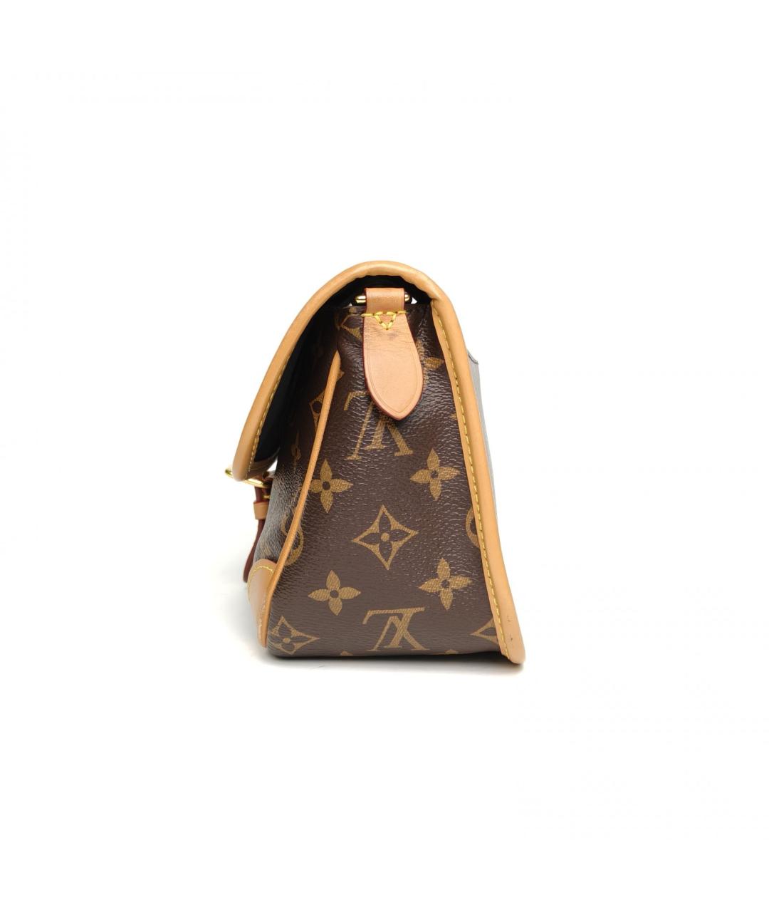 LOUIS VUITTON Коричневая сумка через плечо, фото 3