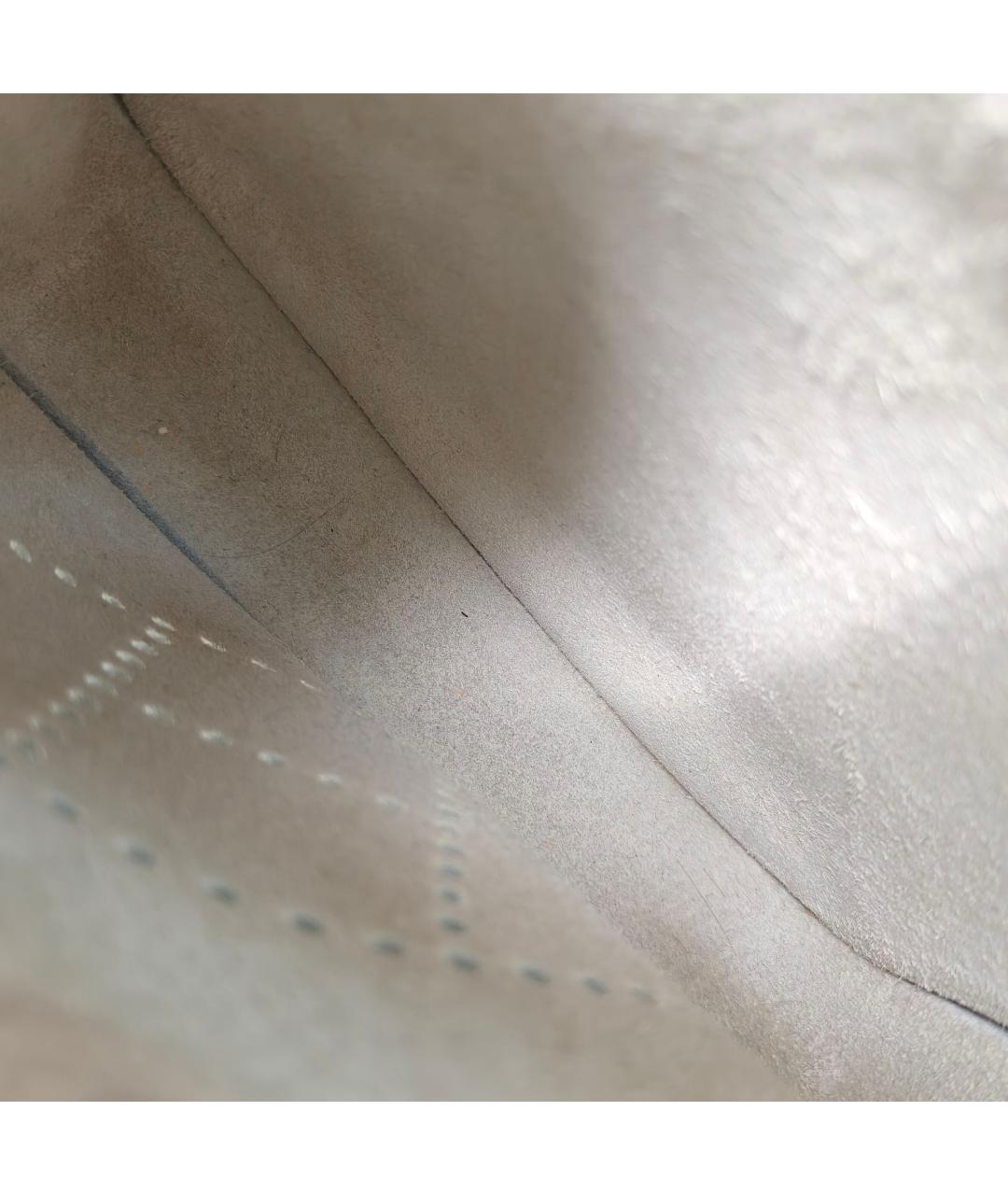 HERMES Белая кожаная сумка через плечо, фото 2