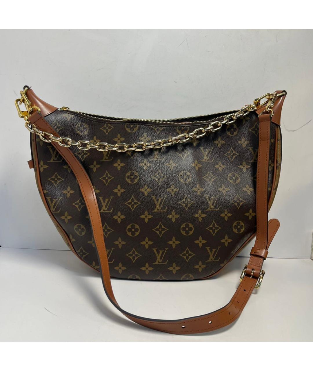 LOUIS VUITTON Коричневая сумка через плечо, фото 9