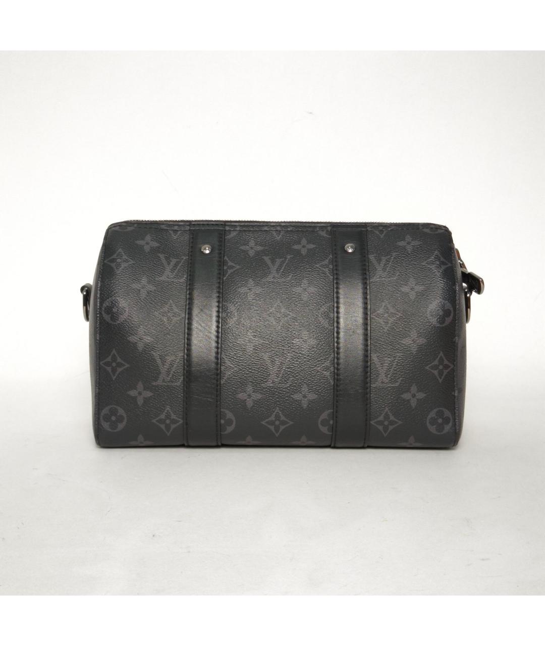 LOUIS VUITTON Черная дорожная/спортивная сумка, фото 4