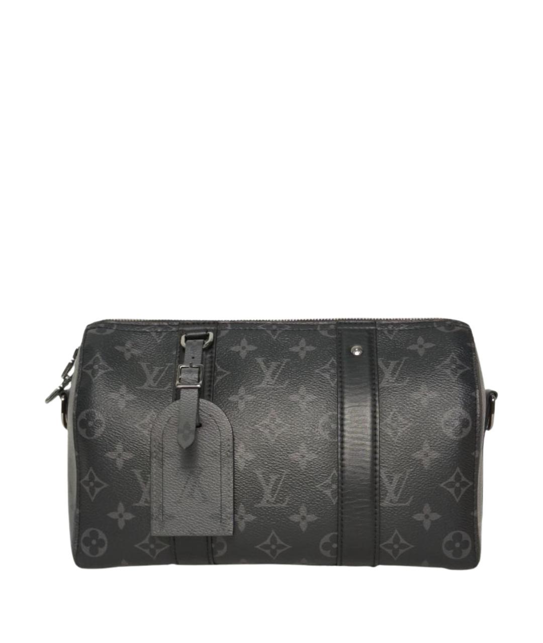 LOUIS VUITTON Черная дорожная/спортивная сумка, фото 1