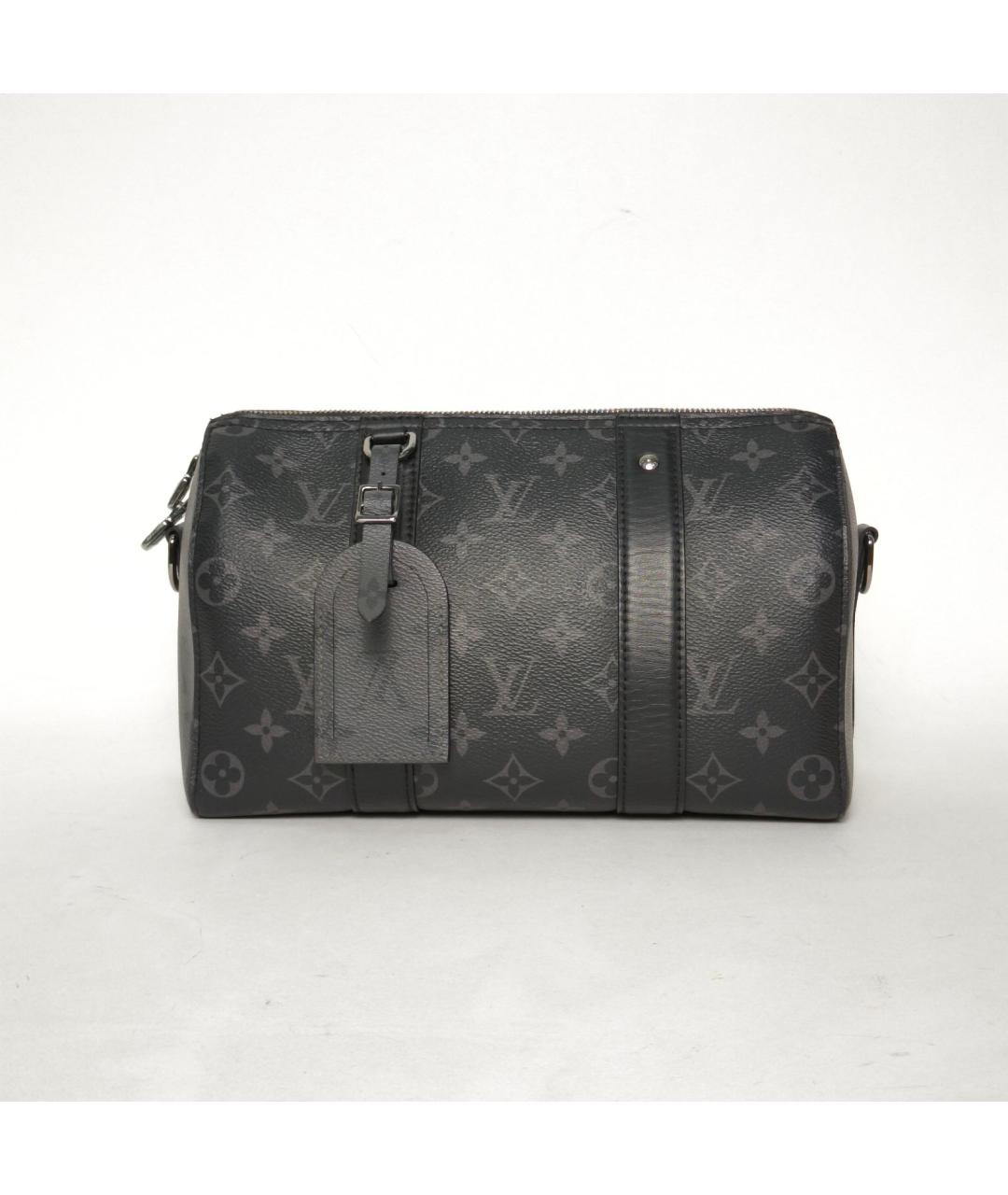 LOUIS VUITTON Черная дорожная/спортивная сумка, фото 2