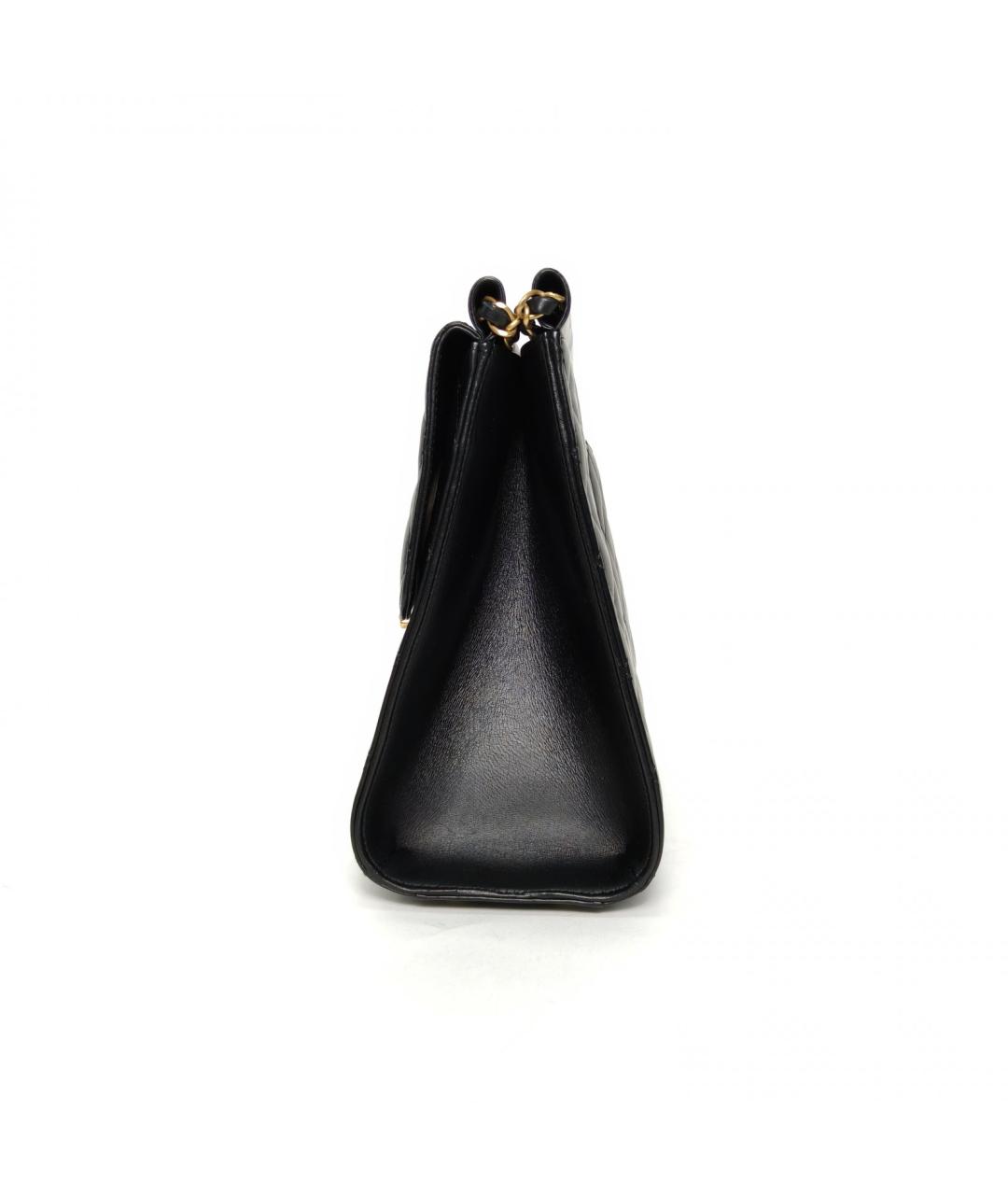 CHANEL Черная кожаная сумка через плечо, фото 3