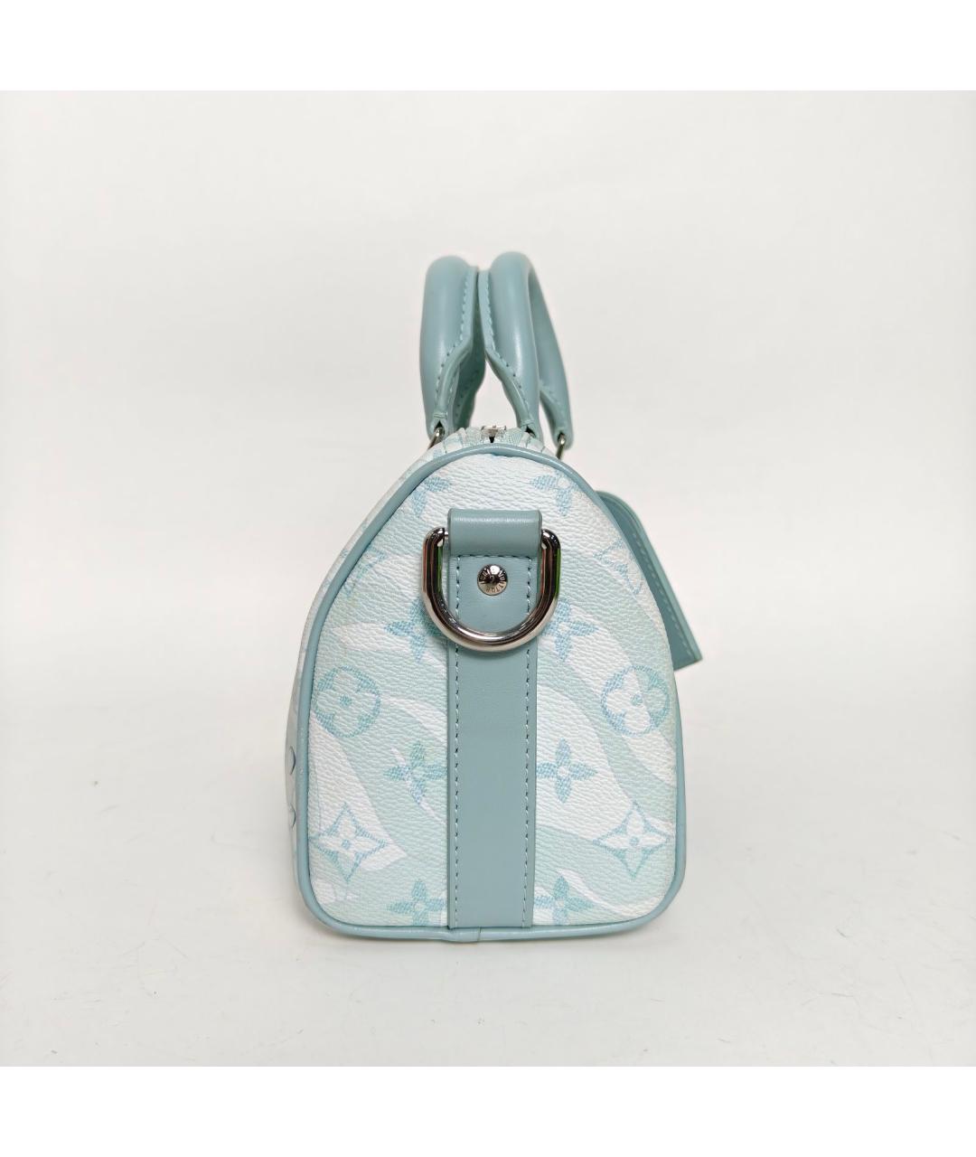 LOUIS VUITTON Голубая дорожная/спортивная сумка, фото 3