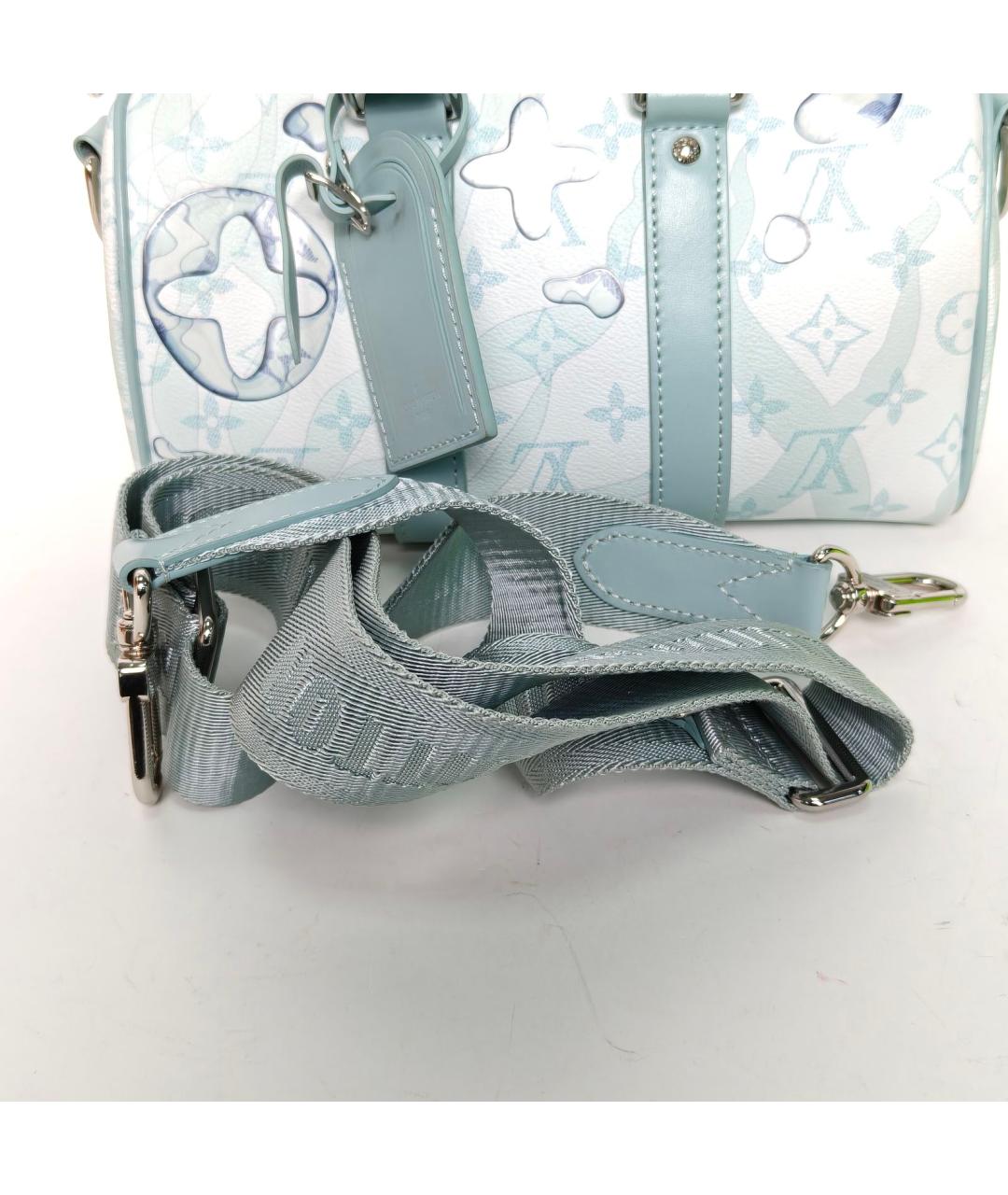 LOUIS VUITTON Голубая дорожная/спортивная сумка, фото 8