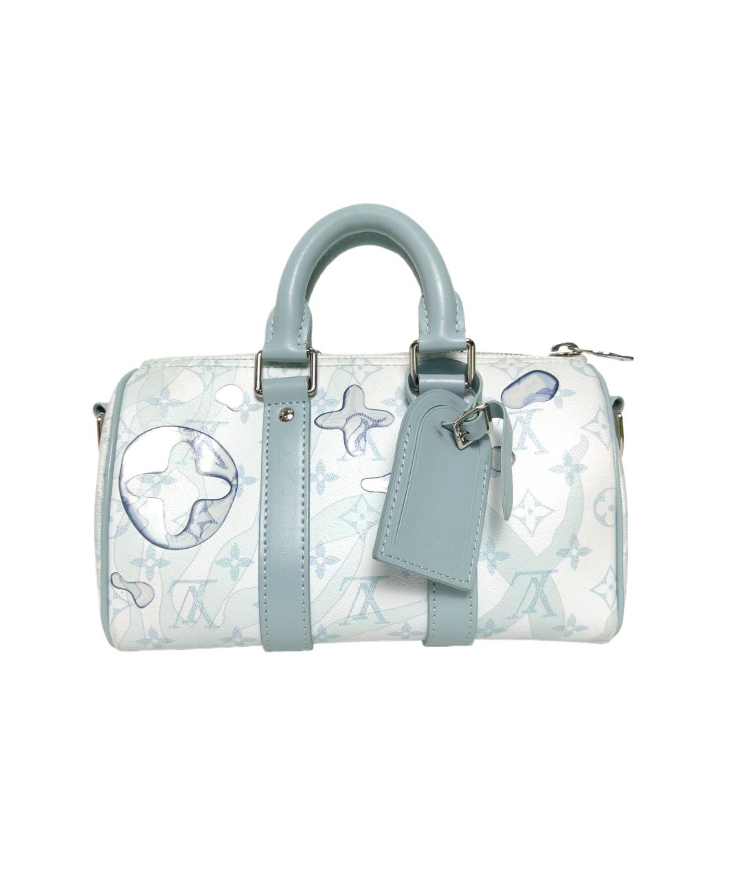 LOUIS VUITTON Голубая дорожная/спортивная сумка, фото 9