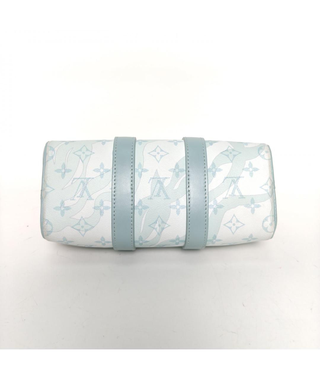 LOUIS VUITTON Голубая дорожная/спортивная сумка, фото 6