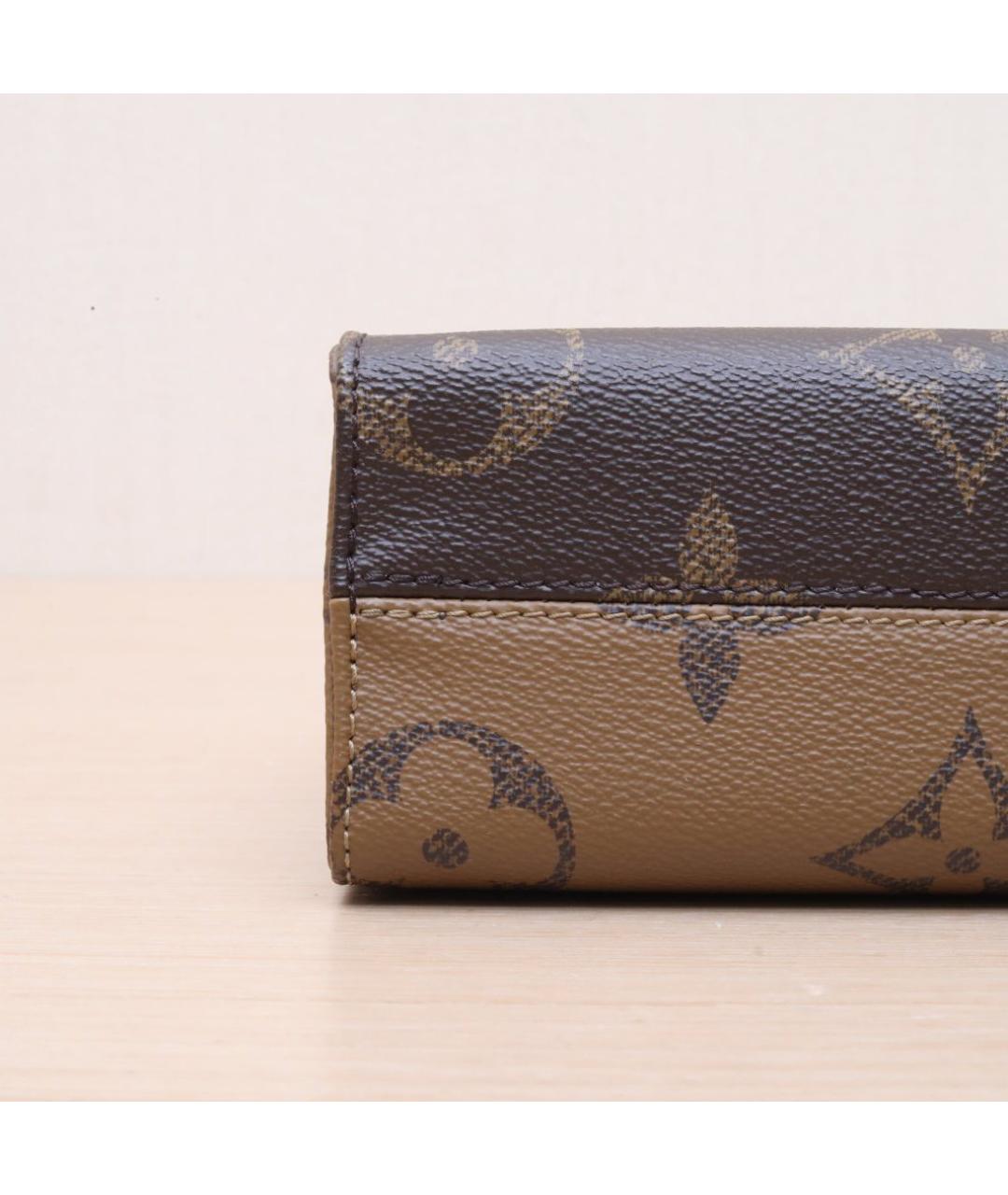 LOUIS VUITTON Коричневая сумка с короткими ручками, фото 9