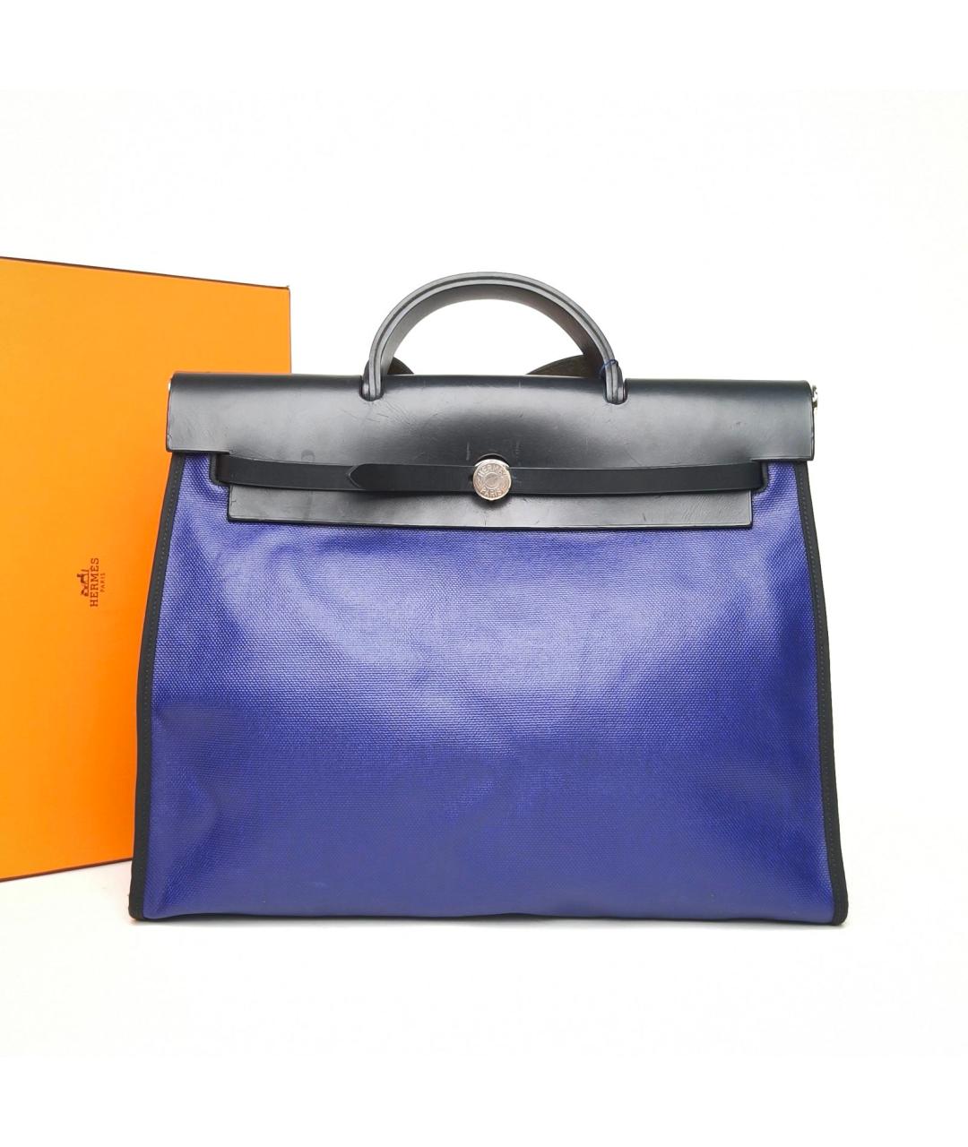 HERMES Синяя сумка через плечо, фото 9