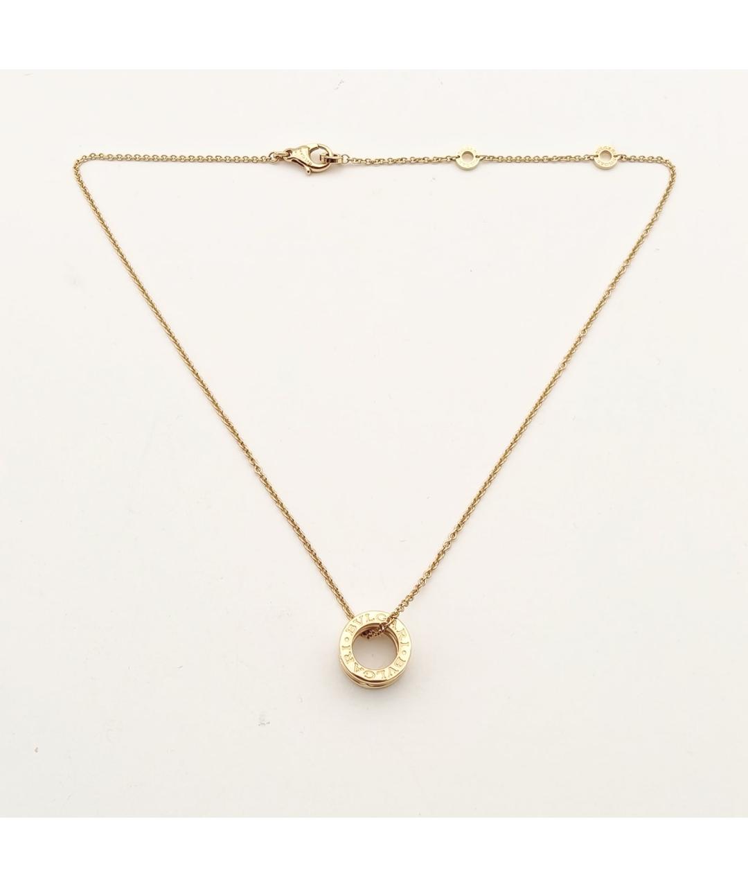 BVLGARI Белая подвеска из розового золота, фото 4