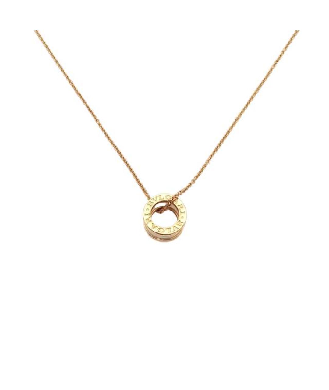 BVLGARI Белая подвеска из розового золота, фото 1