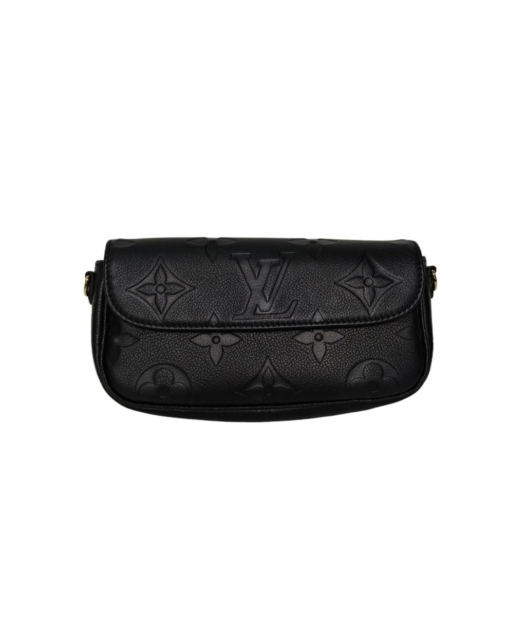 LOUIS VUITTON Черная кожаная сумка через плечо, фото 10
