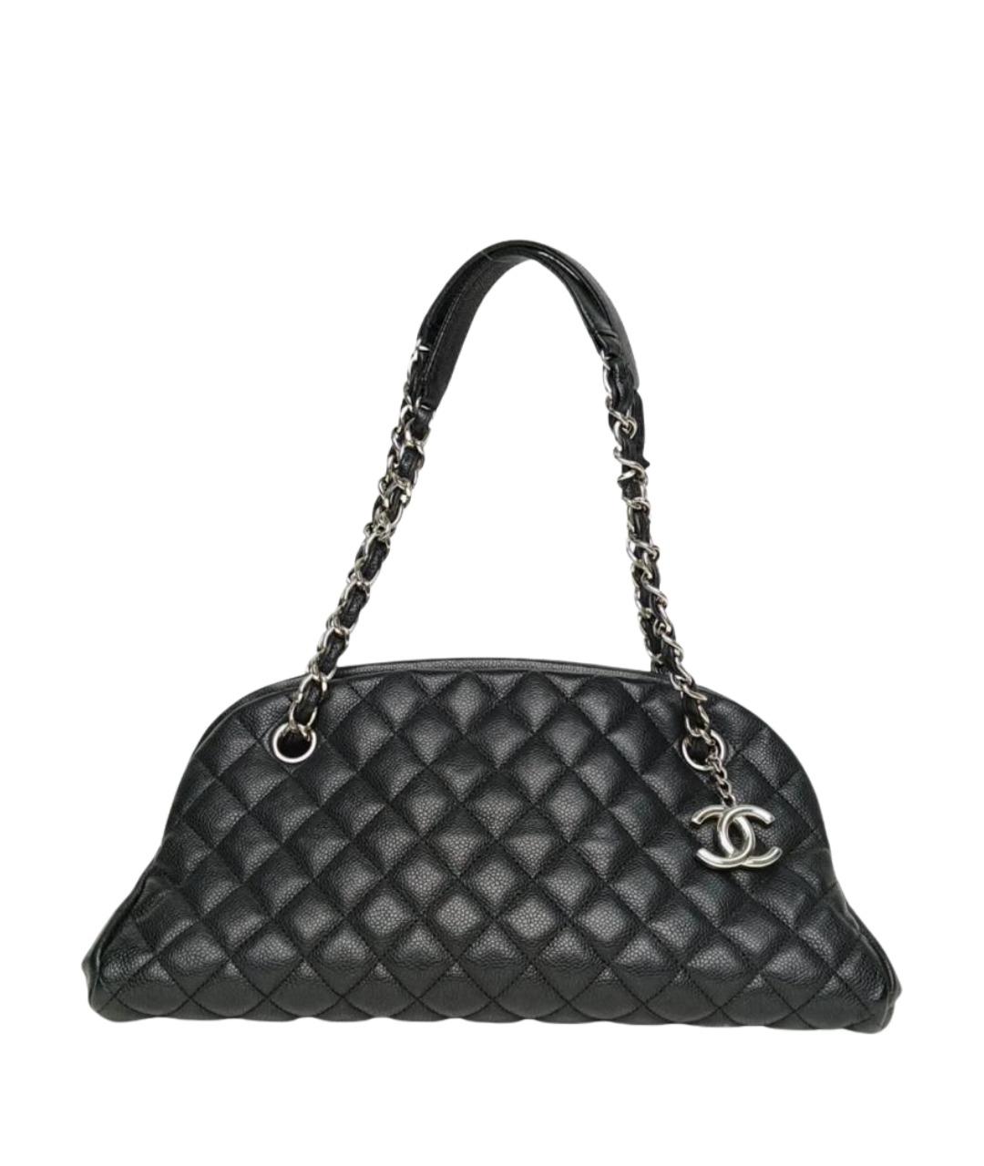 CHANEL Черная кожаная сумка через плечо, фото 1